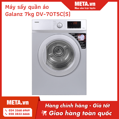 Máy sấy thông hơi Galanz 7kg DV-70T5C(S)