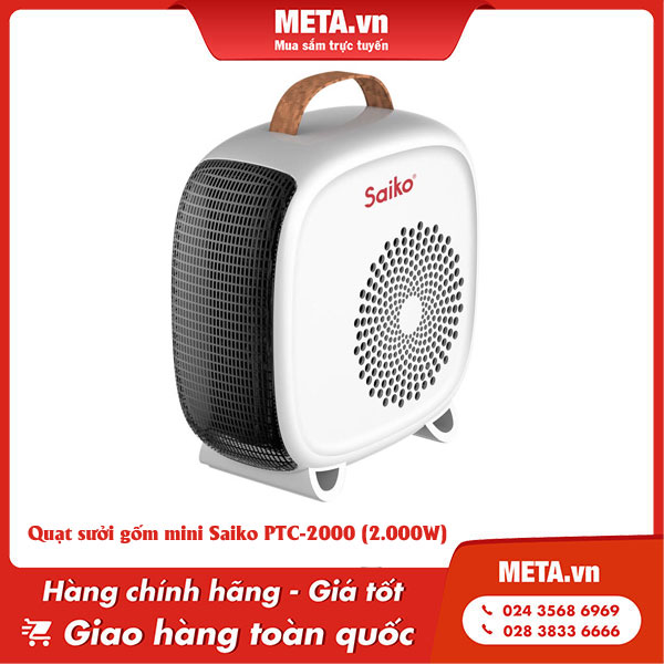 quạt sưởi gốm Saiko PTC-2000