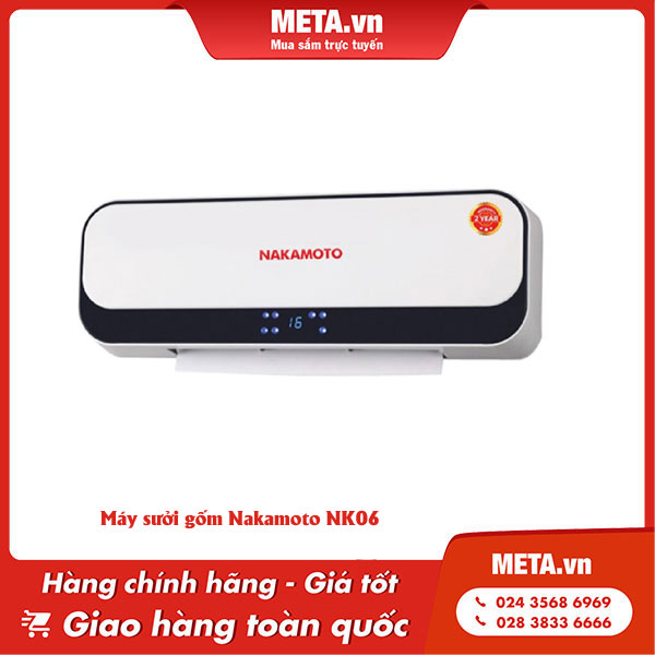Máy sưởi gốm treo tường Nakamoto NK06
