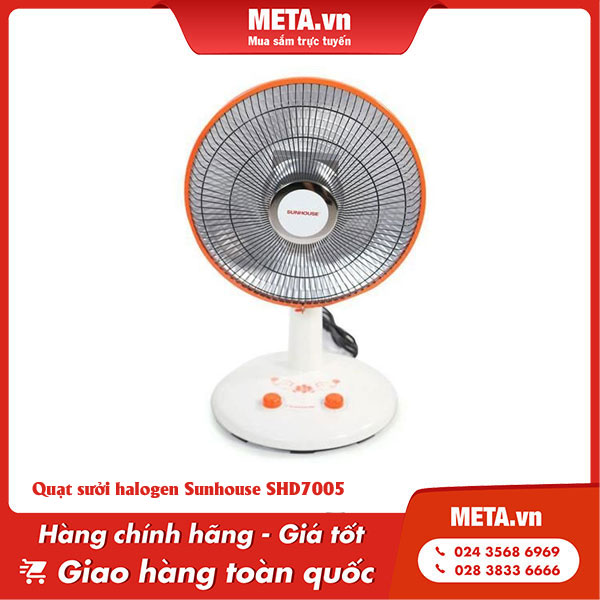 Quạt sưởi halogen Sunhouse SHD7005