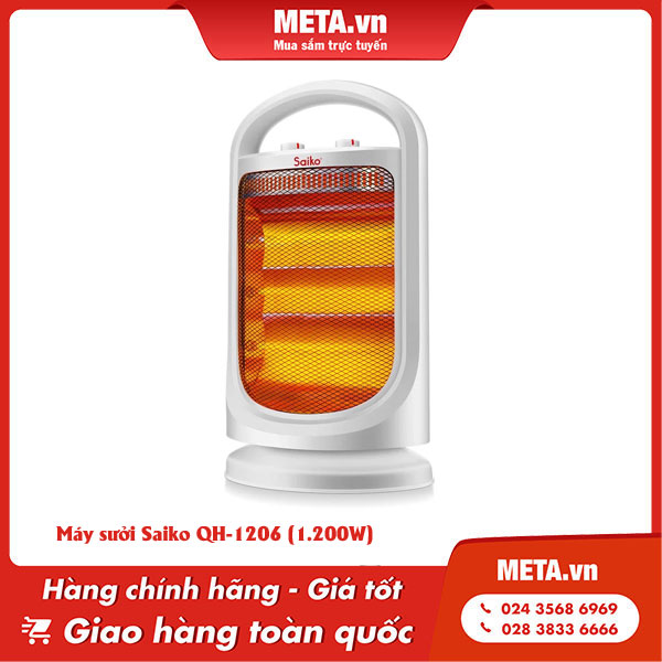 Đèn sưởi để bàn Saiko QH-1206