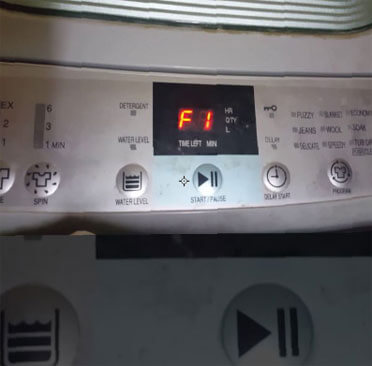 Lỗi F1 máy giặt Hitachi