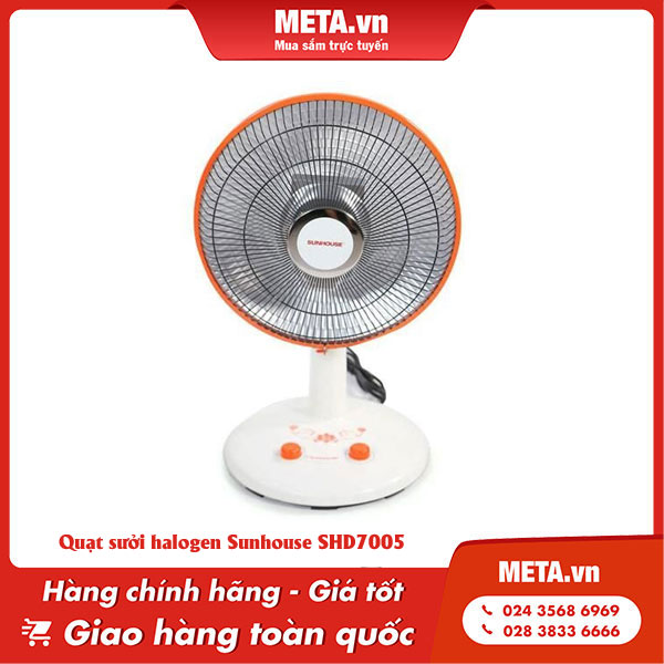 Quạt sưởi điện halogen Sunhouse SHD7005
