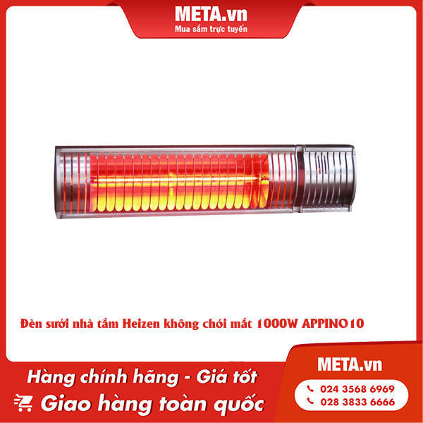 Đèn sưởi nhà tắm Heizen không chói mắt 1000W APPINO10