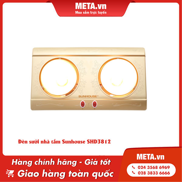 Đèn sưởi nhà tắm Sunhouse SHD3812
