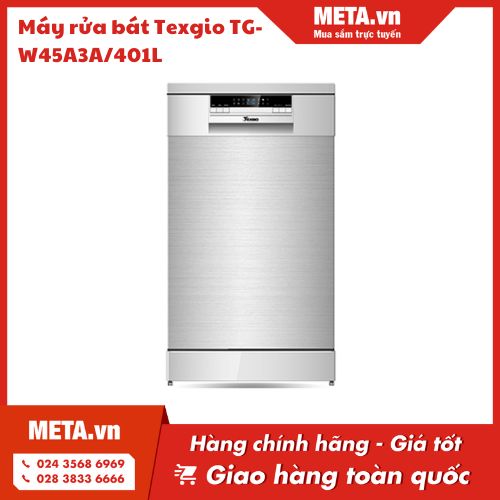 Máy rửa bát Texgio TG-W45A3A/401L 