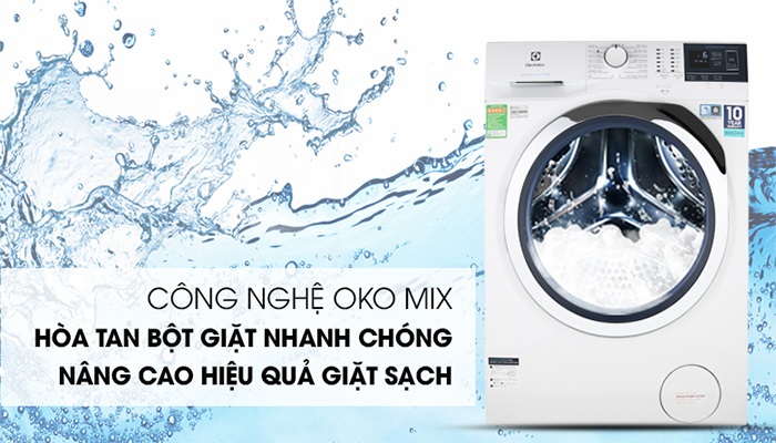 Công nghệ Oko Mix nâng cao chất lượng giặt sạch
