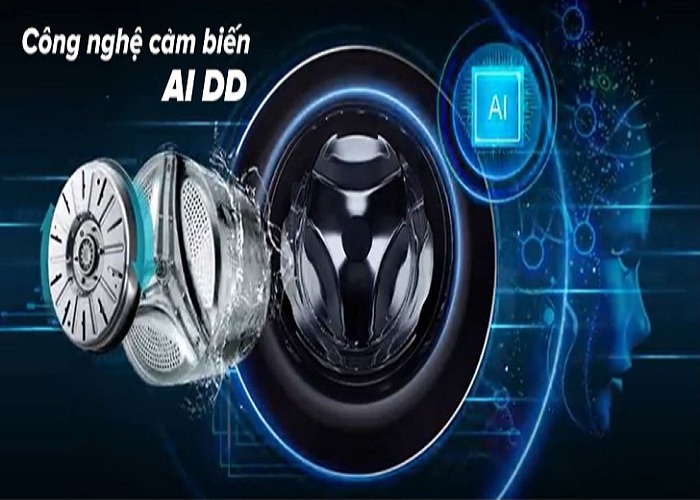 Công nghệ AI DD máy giặt LG
