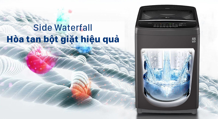 Cột nước vòng cung Side Waterfall máy giặt LG
