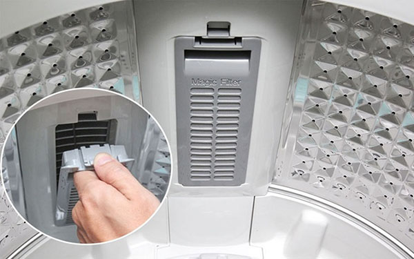 Bộ lọc xơ vải máy giặt LG