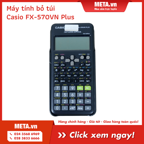 Máy tính bỏ túi Casio FX-570VN Plus tích hợp nhiều tính năng vượt trội