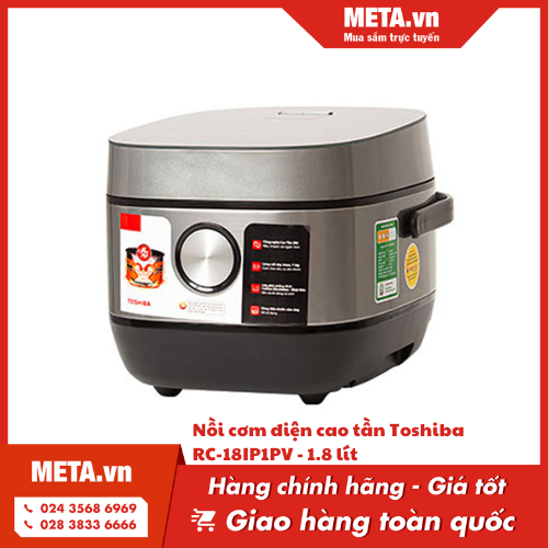 Nồi cơm điện cao tần Toshiba RC-18IP1PV - 1.8 lít