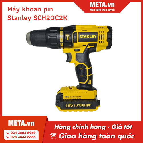 Máy khoan pin Stanley SCH20C2K