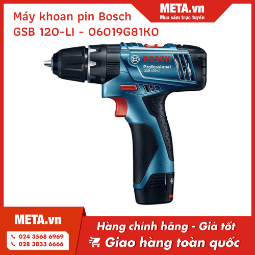 Máy khoan pin Bosch GSB 120-LI GEN II- 06019G81K0