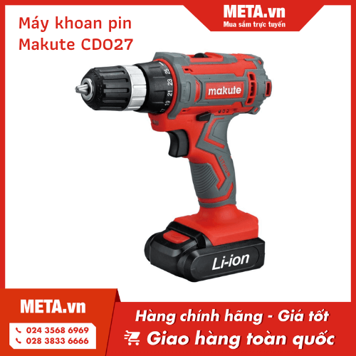 Máy khoan pin Makute CD027