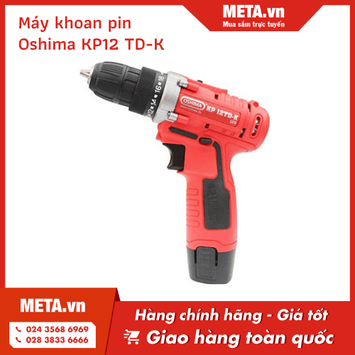 Máy khoan pin Oshima KP12 TD-K