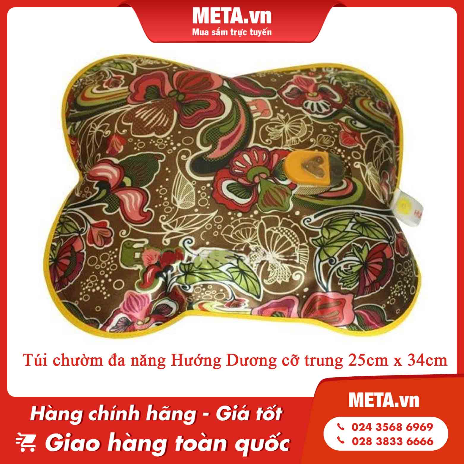 Túi chườm đa năng Hướng Dương cỡ trung 25cm x 34cm