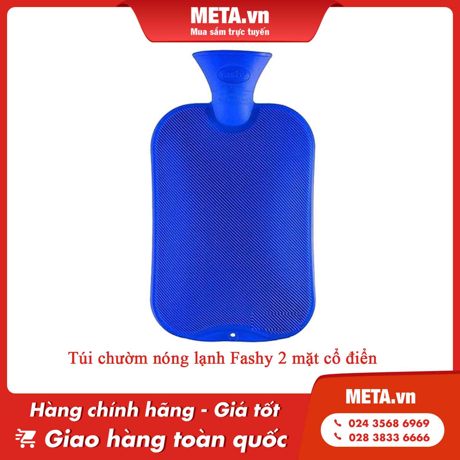Túi chườm nóng lạnh Fashy 2 mặt cổ điển