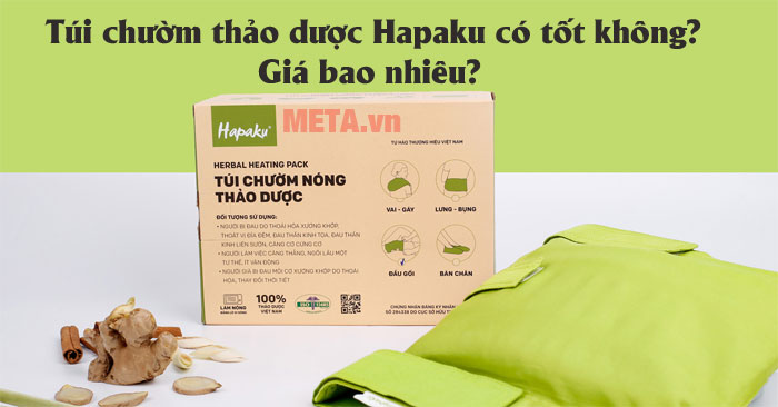Túi chườm thảo dược Hapaku có tốt không