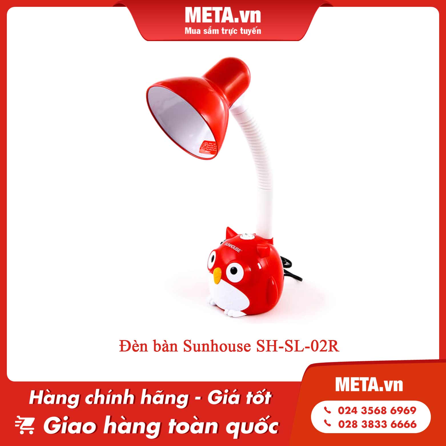 Đèn bàn Sunhouse SH-SL-02R