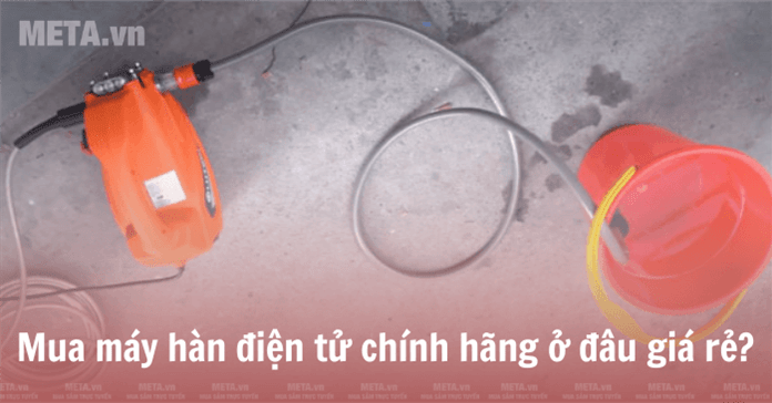 Top 5 máy rửa xe tự hút được nước từ xô chậu