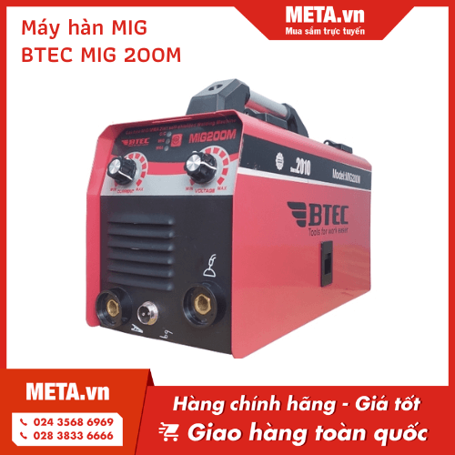 Máy hàn MIG không dùng khí BTEC MIG 200M