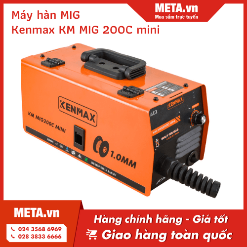 Máy hàn MIG không dùng khí Kenmax KM MIG 200C mini