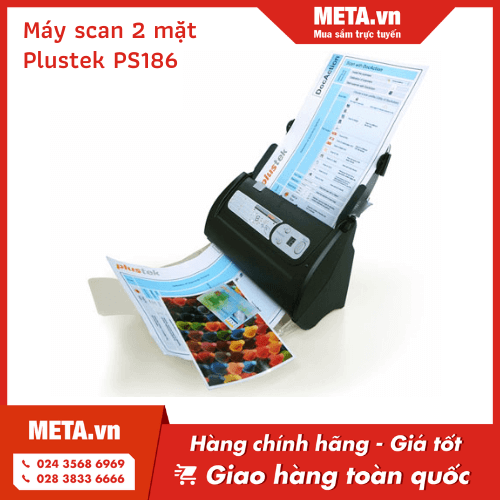 Máy scan 2 mặt Plustek PS186