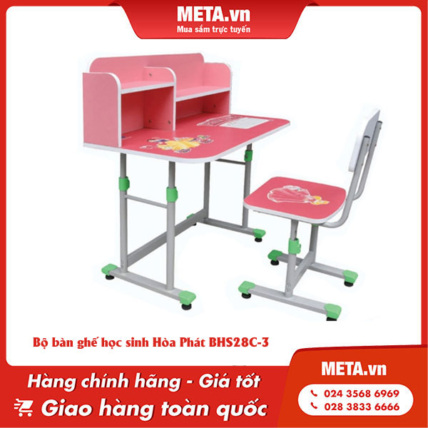 Bộ bàn ghế học sinh Hòa Phát BHS28C-3