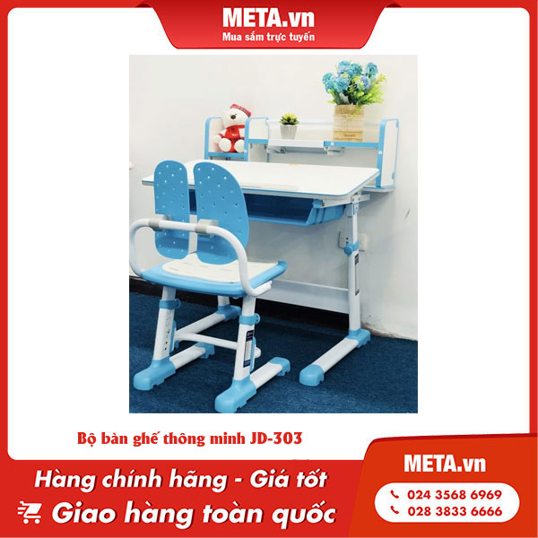 Bộ bàn ghế cho bé mầm non thông minh JD-303