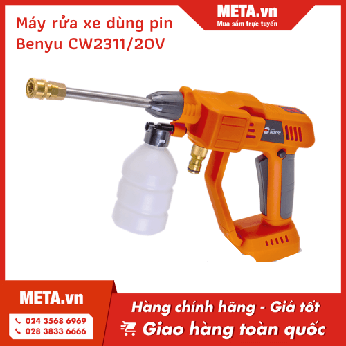 Máy rửa xe chạy pin Benyu CW2311/20V 
