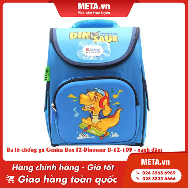 Ba lô chống gù Genius Box F2-Dinosaur B-12-109
