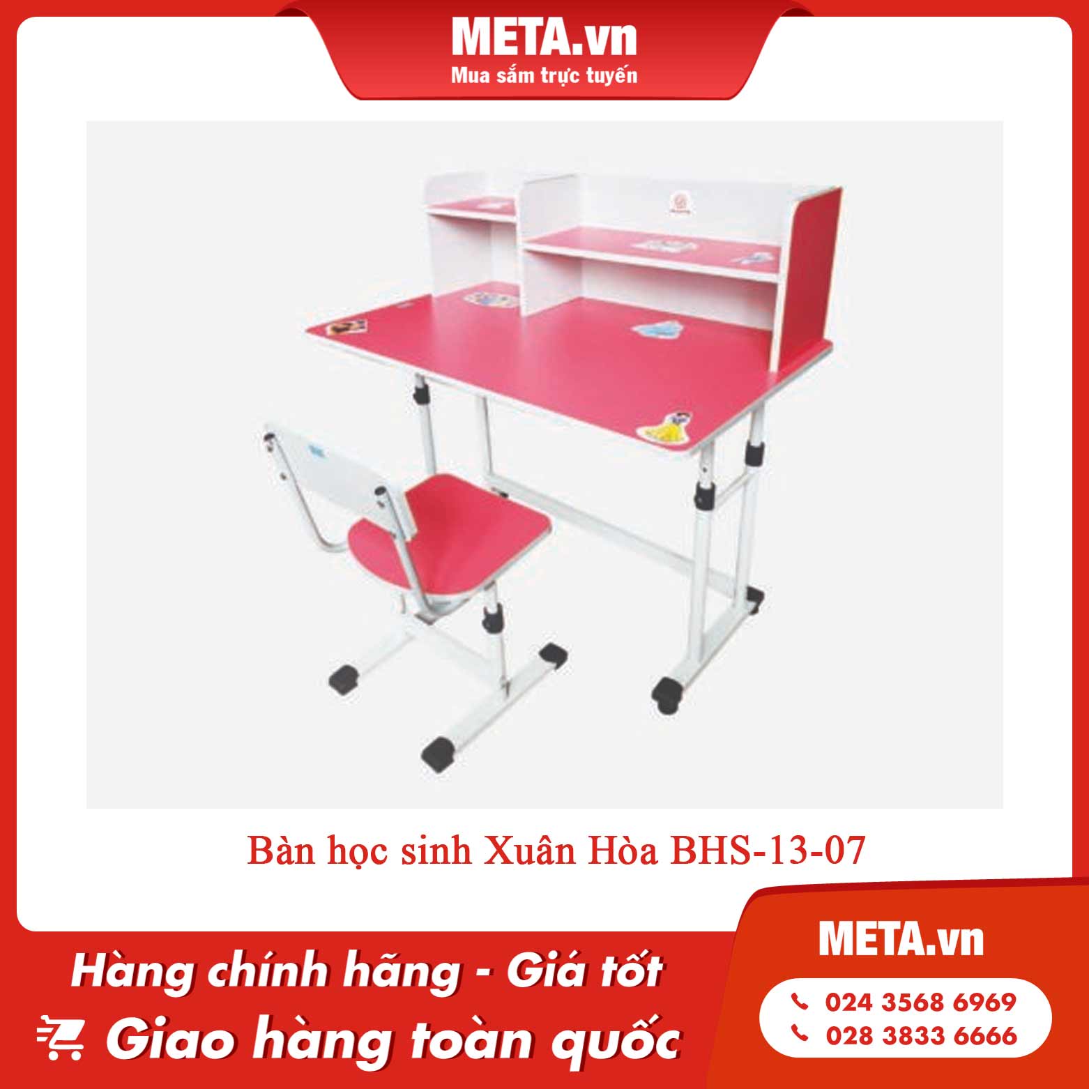 Bàn học sinh Xuân Hòa BHS-13-07