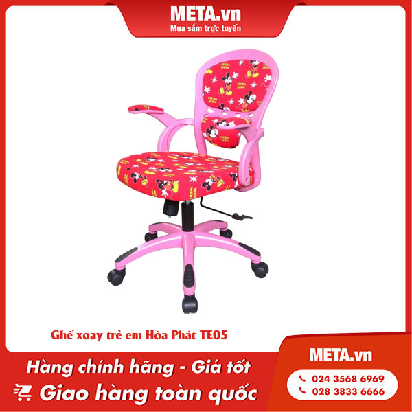 Ghế ngồi học điều chỉnh độ cao trẻ em Hòa Phát TE05