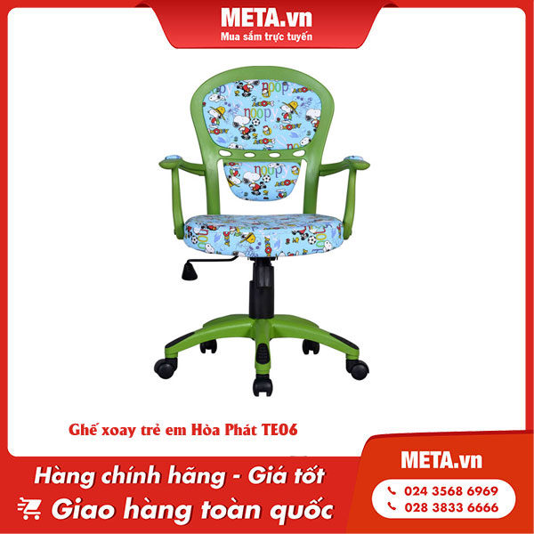 Ghế xoay điều chỉnh độ cao trẻ em Hòa Phát TE06