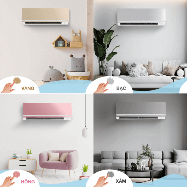 Đổi màu mặt nạ máy lạnh bằng cách thay mới