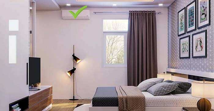 Vị trí lắp điều hòa phù hợp cho bà bầu