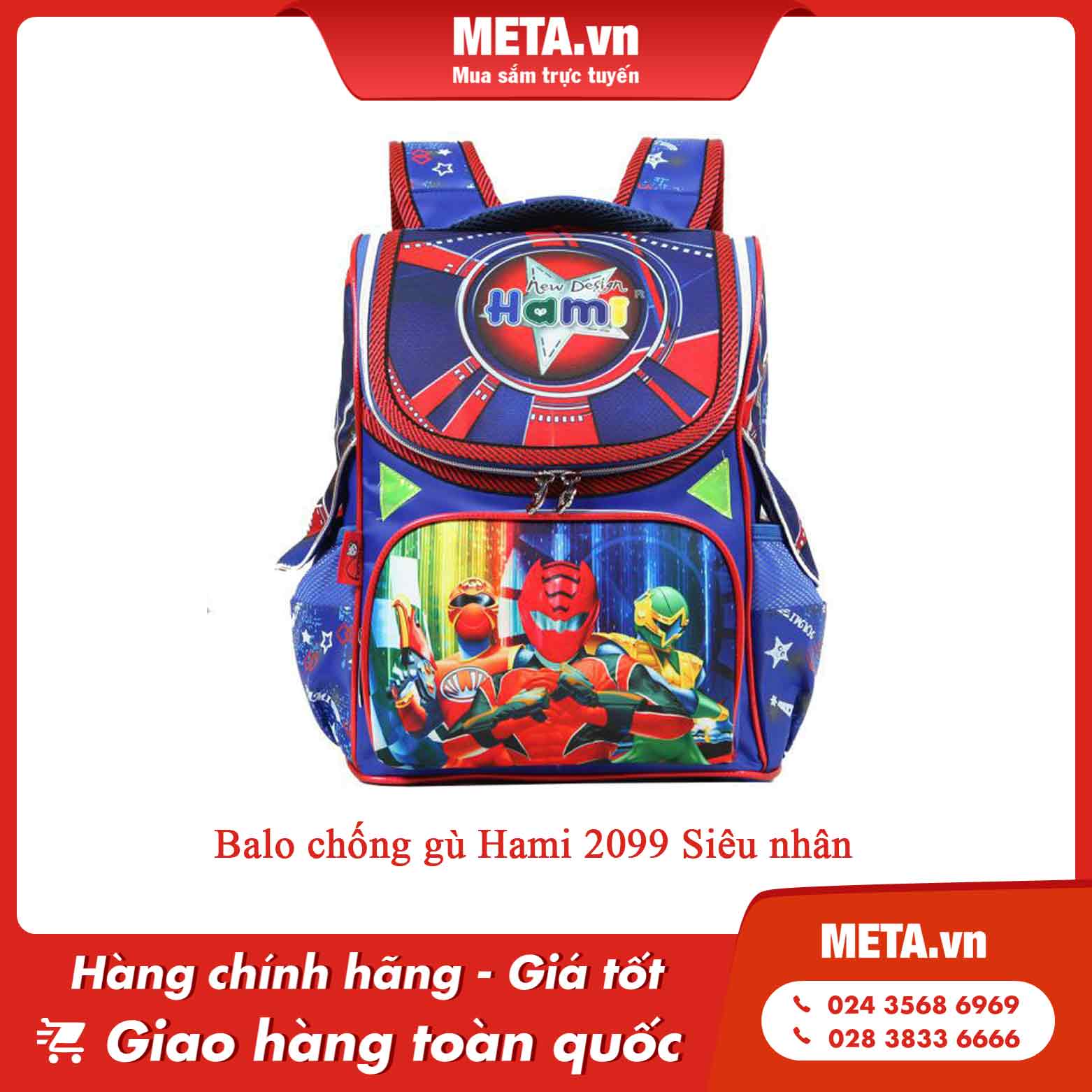 Balo chống gù Hami 2099 siêu nhân