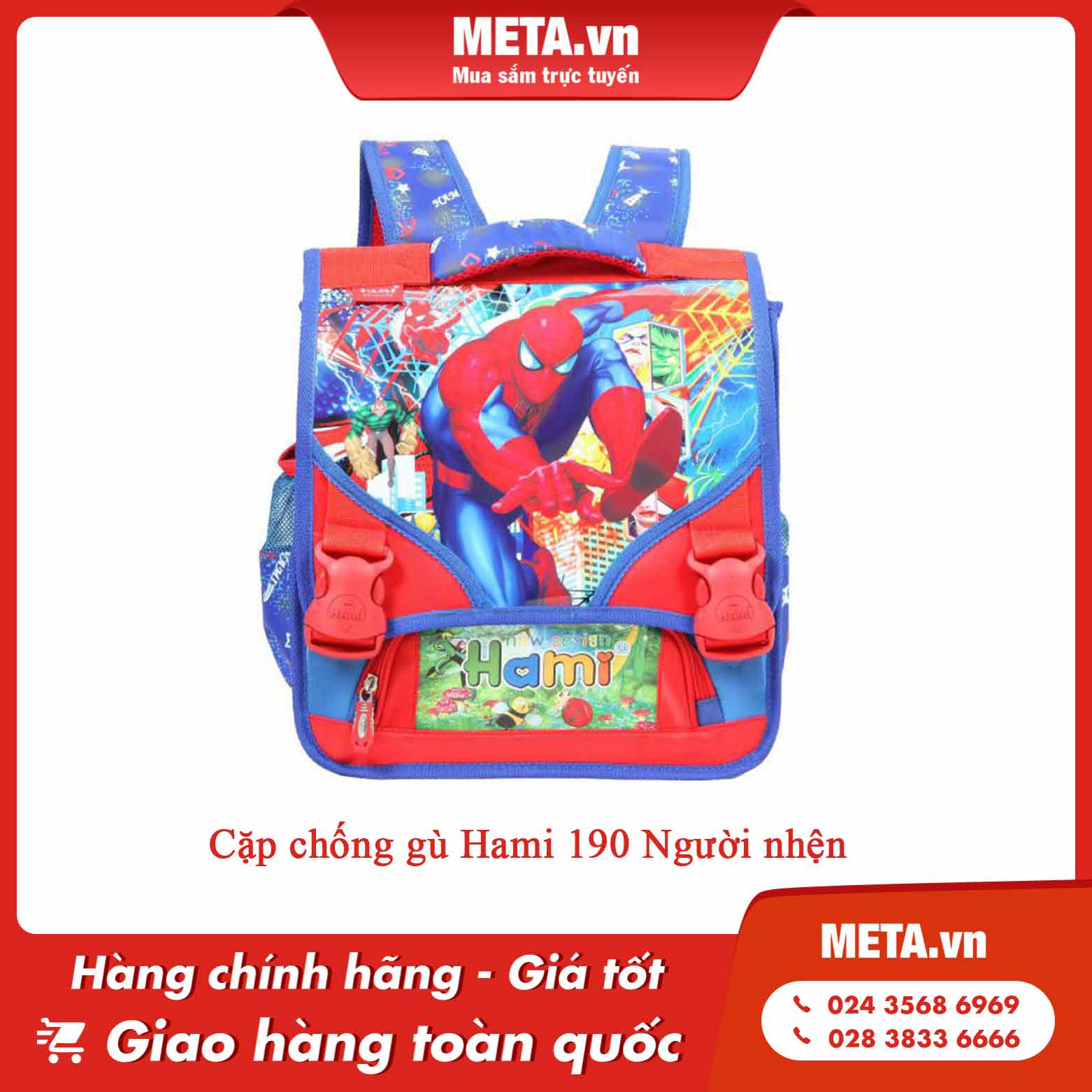 Balo chống gù Hami 190 Người Nhện