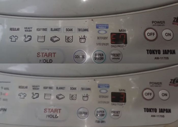 Máy giặt Toshiba lỗi E73