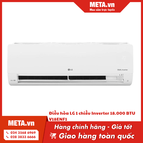 Điều hòa LG 1 chiều Inverter 18.000 BTU V18ENF1