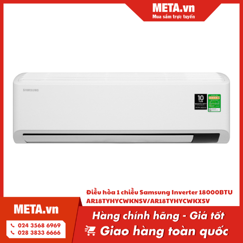 Điều hòa 1 chiều Samsung Inverter 18000BTU AR18TYHYCWKNSV/AR18TYHYCWKXSV
