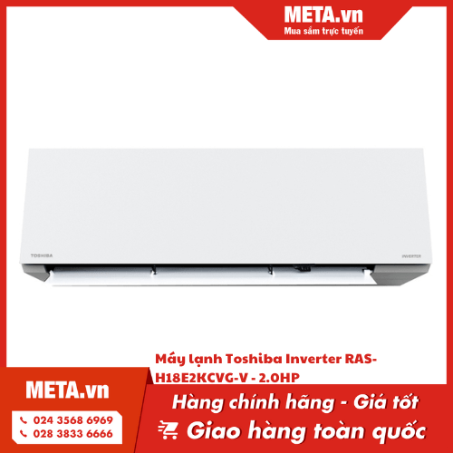 Máy lạnh Toshiba Inverter RAS-H18E2KCVG-V - 2.0HP