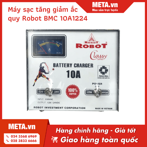 Máy sạc tăng giảm ắc quy Robot BMC 10A1224