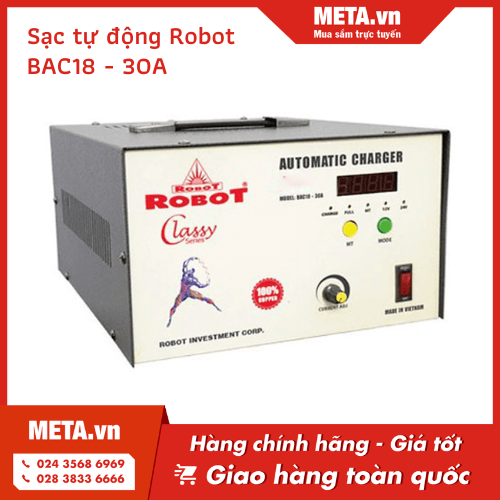 Sạc tự động Robot BAC18 - 30A