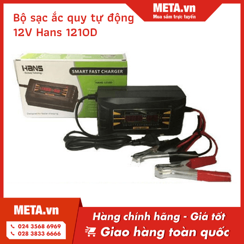 Bộ sạc ắc quy tự động 12V Hans 1210D (20Ah - 150Ah)