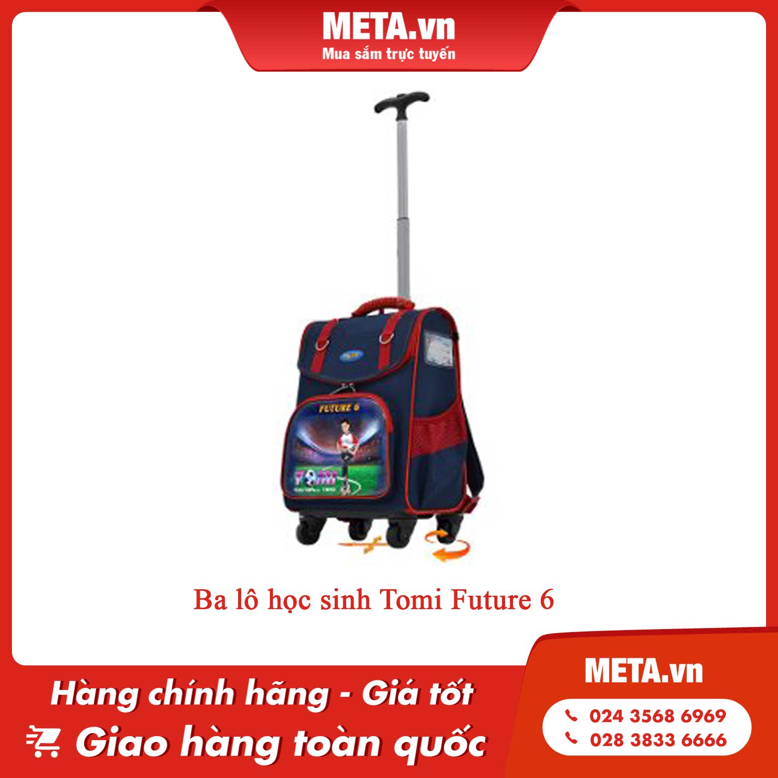 Ba lô học sinh Tomi Future 6