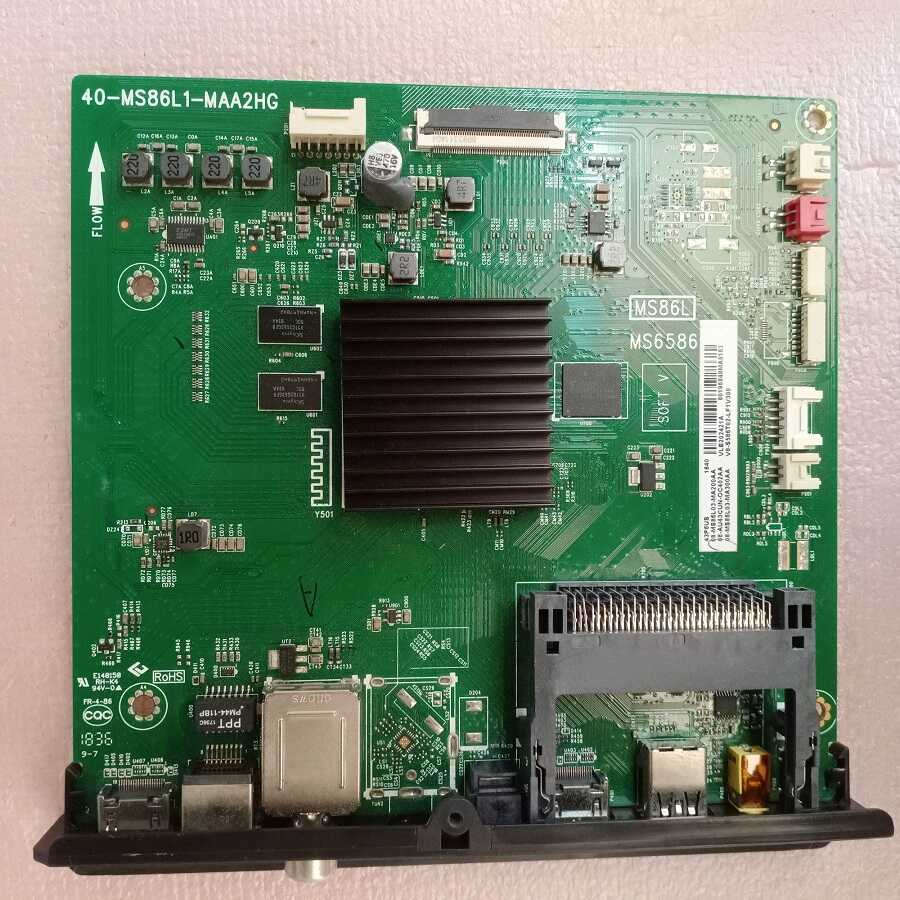Kiểm tra mainboard điều khiển của tivi TCL trắng màn hình