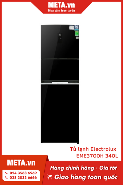 Tủ lạnh 3 cánh có ngăn đông mềm Electrolux EME3700H 340L