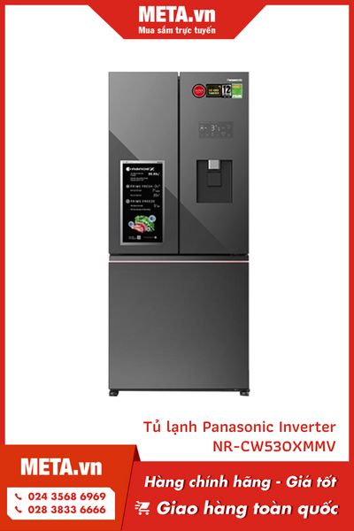 Tủ lạnh Panasonic Inverter 495 lít NR-CW530XMMV